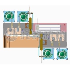散装端子全自动双头穿热缩管端子机