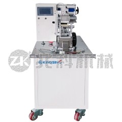 海绵条对折贴标机