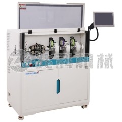 自动尼龙编织软管裁切胶带机