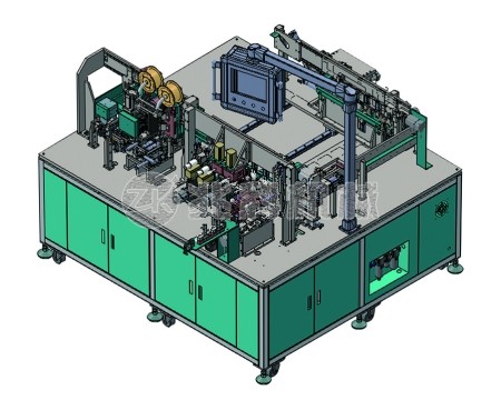 全自动发热管铆压接线穿套管端子机