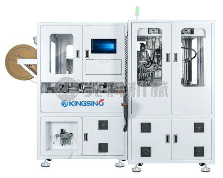 全自动线对板焊接压接穿塑壳一体机
