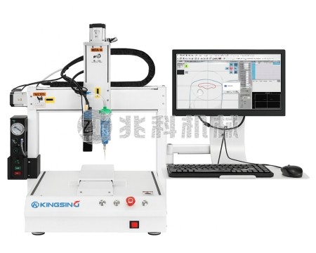 高精密桌面视觉引导点胶机
