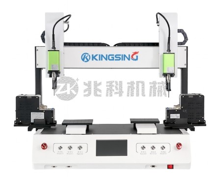 桌面式背靠背双工位锁螺丝机