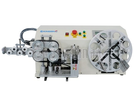 半自动计米裁线绕线机